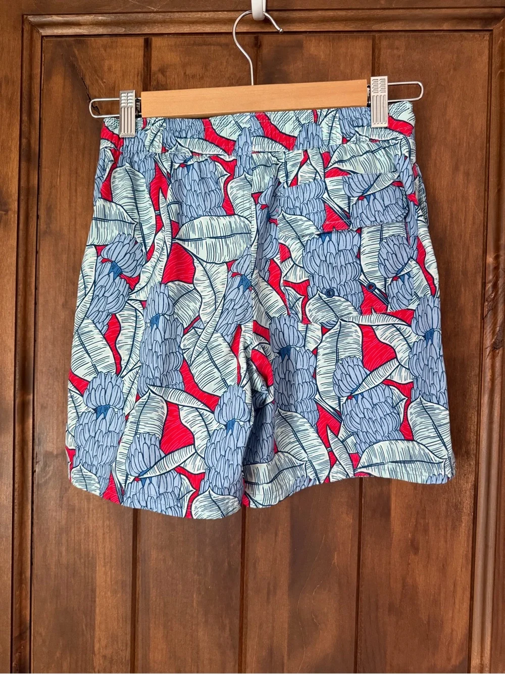 Vineyard Vines Chappy Swim Trunks | Boys Small | Tropical Print Swim Shorts